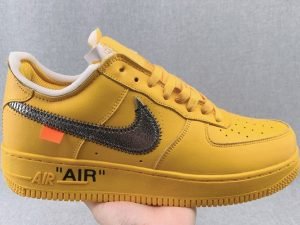 Air Force 1 x OffWhite University Gold DD1876700