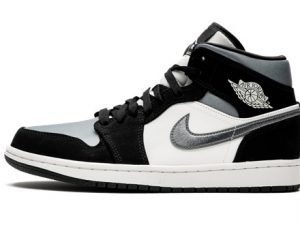 Air Jordans 1 Mid SE Satin Grey 852542011