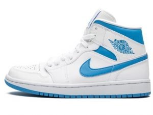 Air Jordans 1 Mid Sail Light Blue BQ6472114