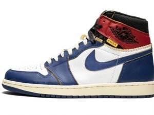 Air Jordans 1 Retro High OG NRG Union  Storm Blue BV1300146