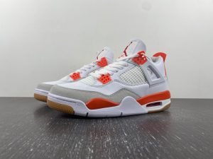 Nike SB x Air Jordan 4 '' League SB White Orange