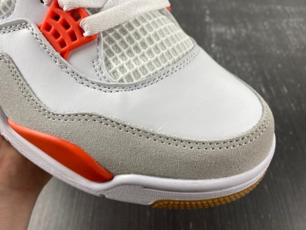 Nike SB x Air Jordan 4 '' League SB White Orange - Image 4