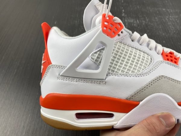 Nike SB x Air Jordan 4 '' League SB White Orange - Image 6
