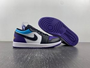 Air Jordan 1 Low Black Purple Jade