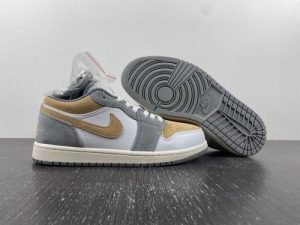 Air Jordan 1 Low white gray brown