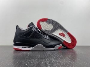 Air Jordan 4 black red
