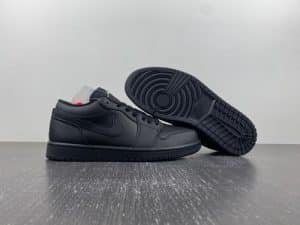 AIR JORDAN 1 LOW 'TRIPLE BLACK'