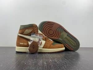 Air Jordan 1 High off-white brown green
