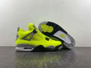 Air Jordan 4 yellow and black