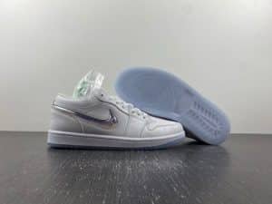 Air Jordan 1 Low silver hook low top