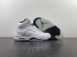 AIR JORDAN 5 RETRO 'WHITE BLACK'