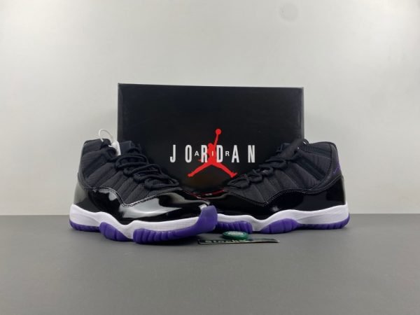 Air Jordan 11 Retro High Top Black Purple - Image 2