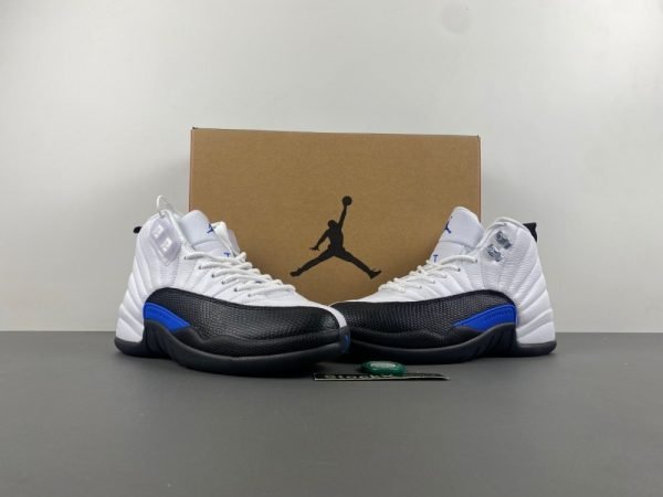 Air Jordan 12 white black blue - Image 2