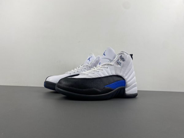 Air Jordan 12 white black blue - Image 3