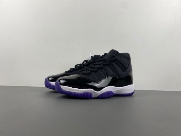 Air Jordan 11 Retro High Top Black Purple - Image 4