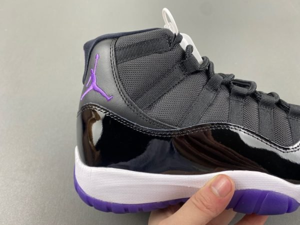 Air Jordan 11 Retro High Top Black Purple - Image 6