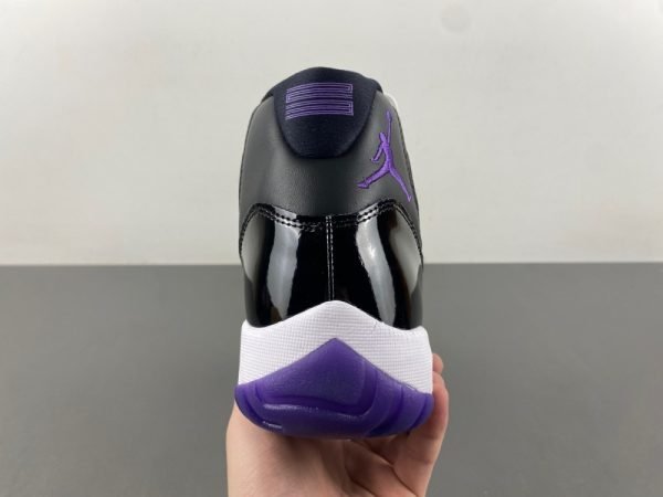 Air Jordan 11 Retro High Top Black Purple - Image 8