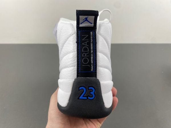 Air Jordan 12 white black blue - Image 8