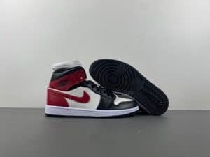 WMNS AIR JORDAN 1 MID 'BLACK TOE'