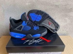 Nike Aj4 Blue Thunder Black