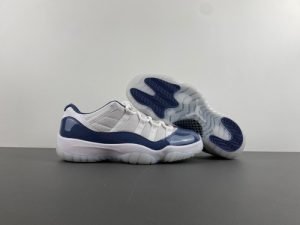 Air Jordan 1 Low White Navy Blue