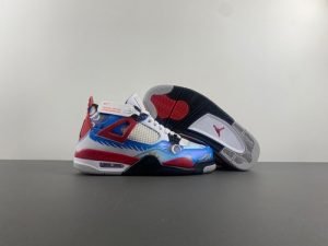 Air Jordan 4 White Orchid Red Mandarin Duck